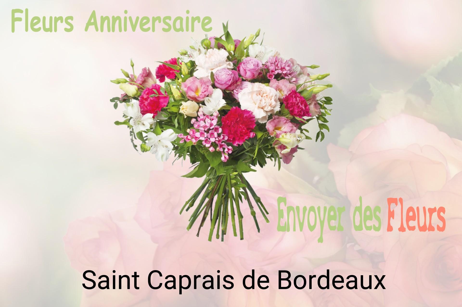 Bouquet de fleurs d’anniversaire livré à Saint-Caprais-de-Bordeaux