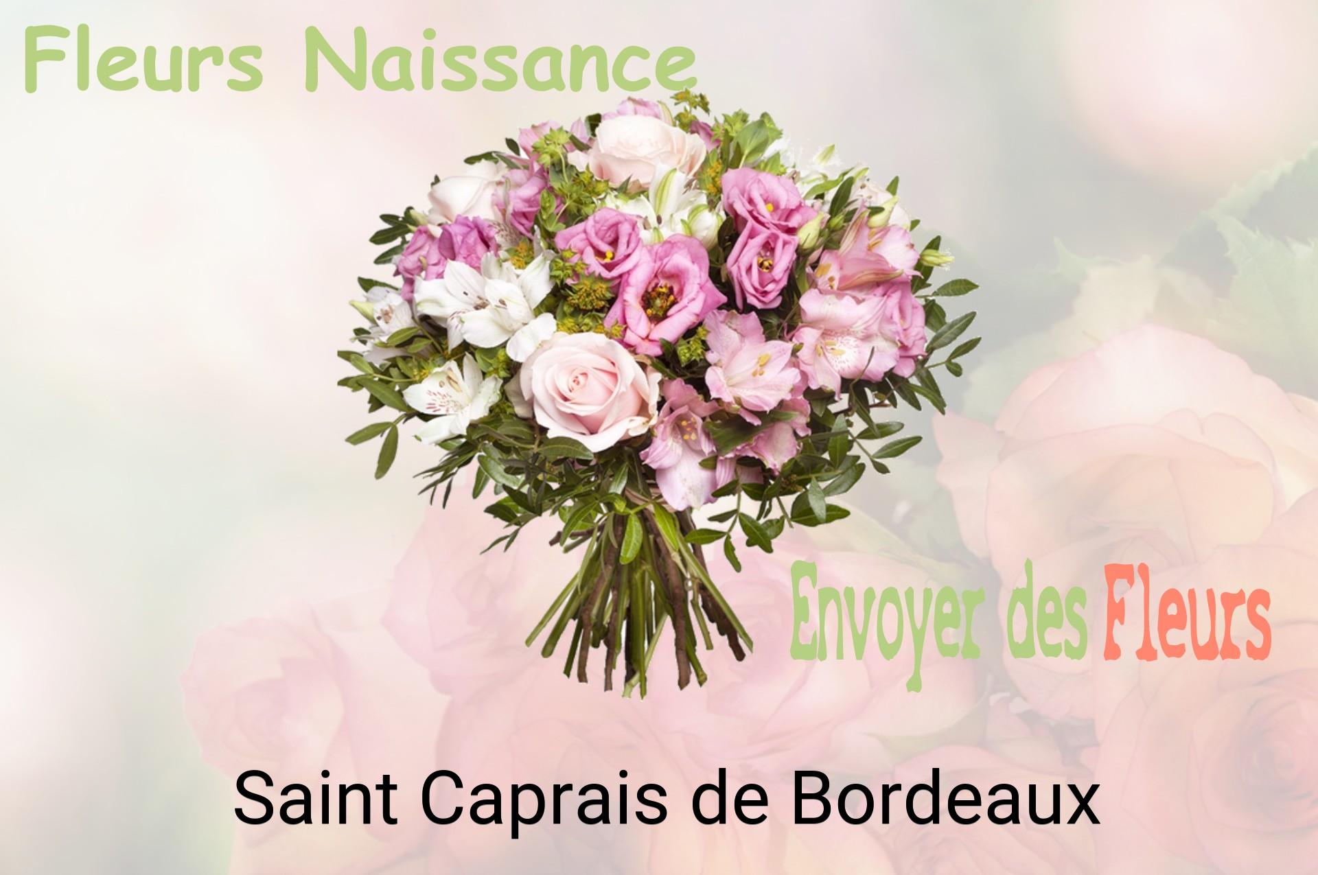 Bouquet de fleurs de naissance livré à Saint-Caprais-de-Bordeaux